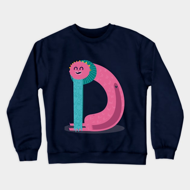 Letter D Crewneck Sweatshirt by Mjdaluz